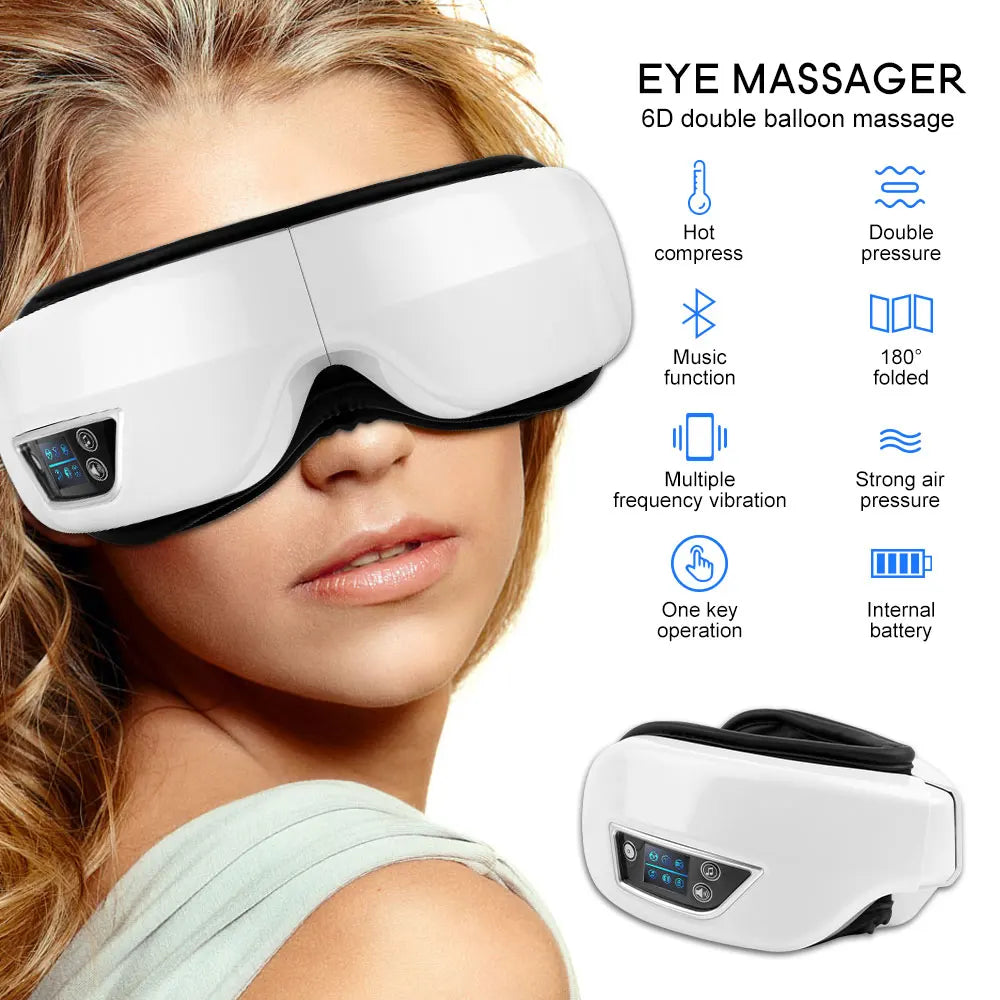 6D Smart Airbag Vibration Eye Massager