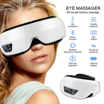 6D Smart Airbag Vibration Eye Massager